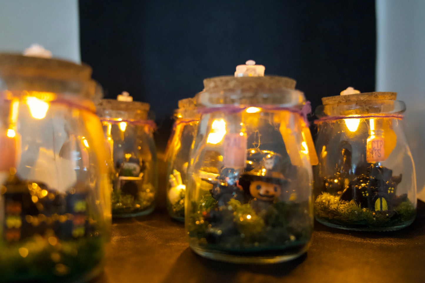 Halloween Glass Jars