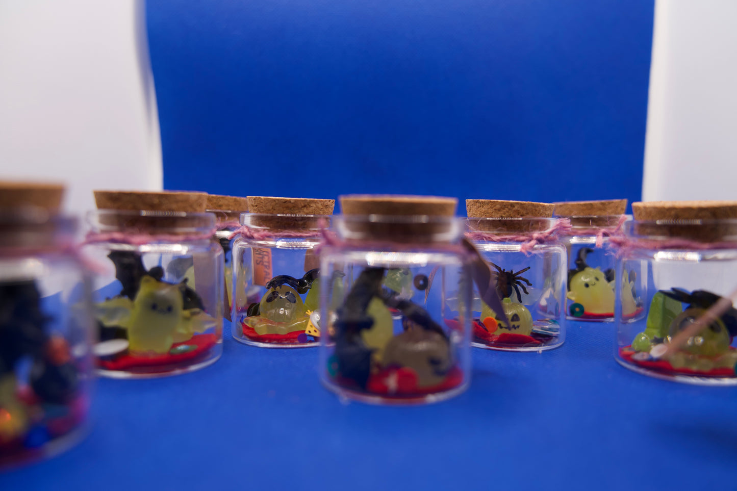 Glow In The Dark Spooky Glass Jars