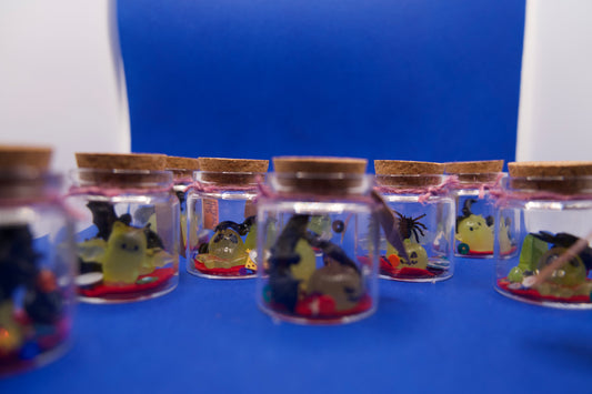 Glow In The Dark Spooky Glass Jars