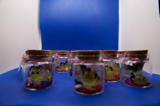 Glow In The Dark Spooky Glass Jars