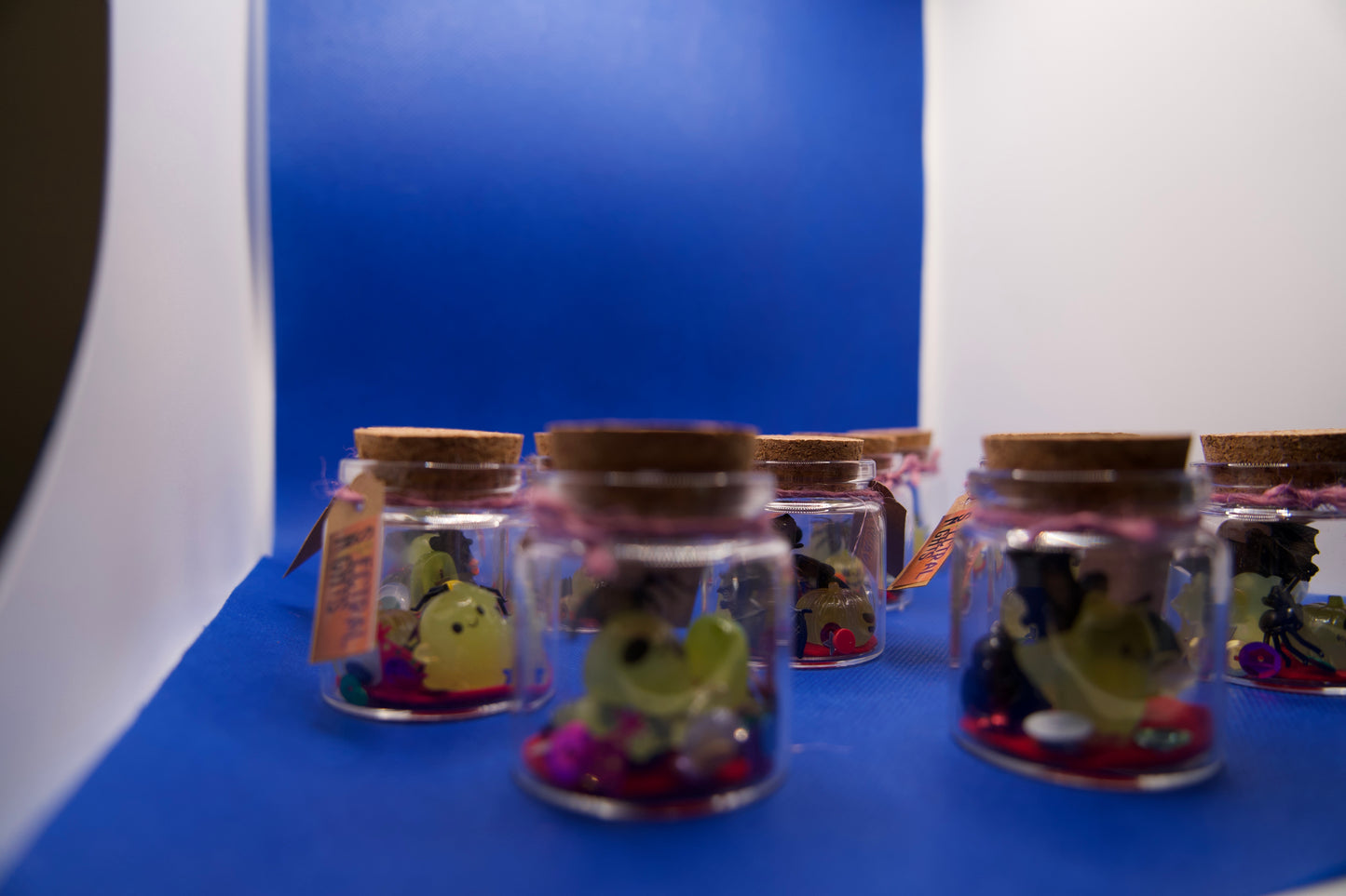 Glow In The Dark Spooky Glass Jars